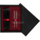 Double Wooden Box Black Maroon Double Wooden Box Black Maroon