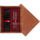 Double Wooden Box Mahoń Maroon Double Wooden Box Mahoń Maroon