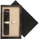 Single Wooden Box Black Ecru