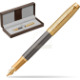 Brown leather gift box