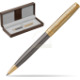 Brown leather gift box