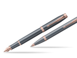 Parker Set Fountain Pen + Ballpoint Pen IM TURQUOISE SLATE