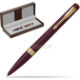 Brown leather gift box