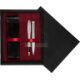 Double Wooden Box Black Maroon Double Wooden Box Black Maroon