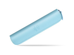 Parker leather case for a single product in blue colour