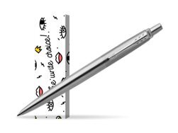 Parker Jotter Stainless Steel Chrome Colour Trim Ballpoint Pen