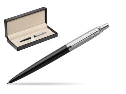Parker Jotter Bond Street Black Chrome Colour Trim Ballpoint Pen