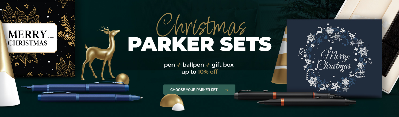 Christmas Parker sets 10% off
