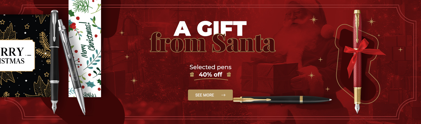 Santa's gift - up to 40% discounts!