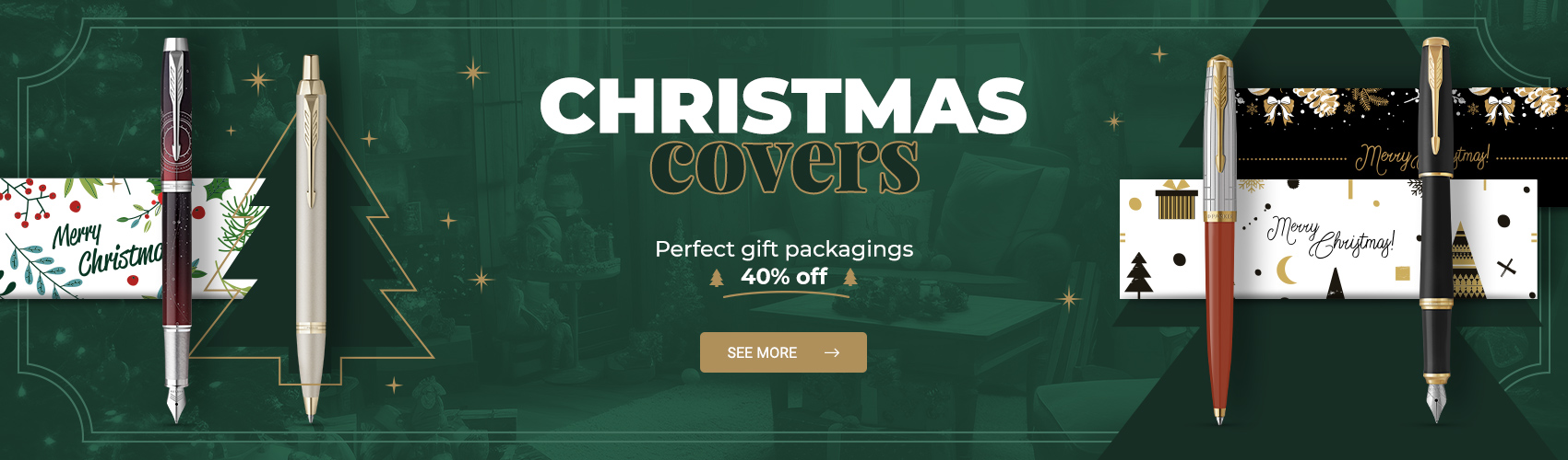 Christmas box covers up to -50% off!