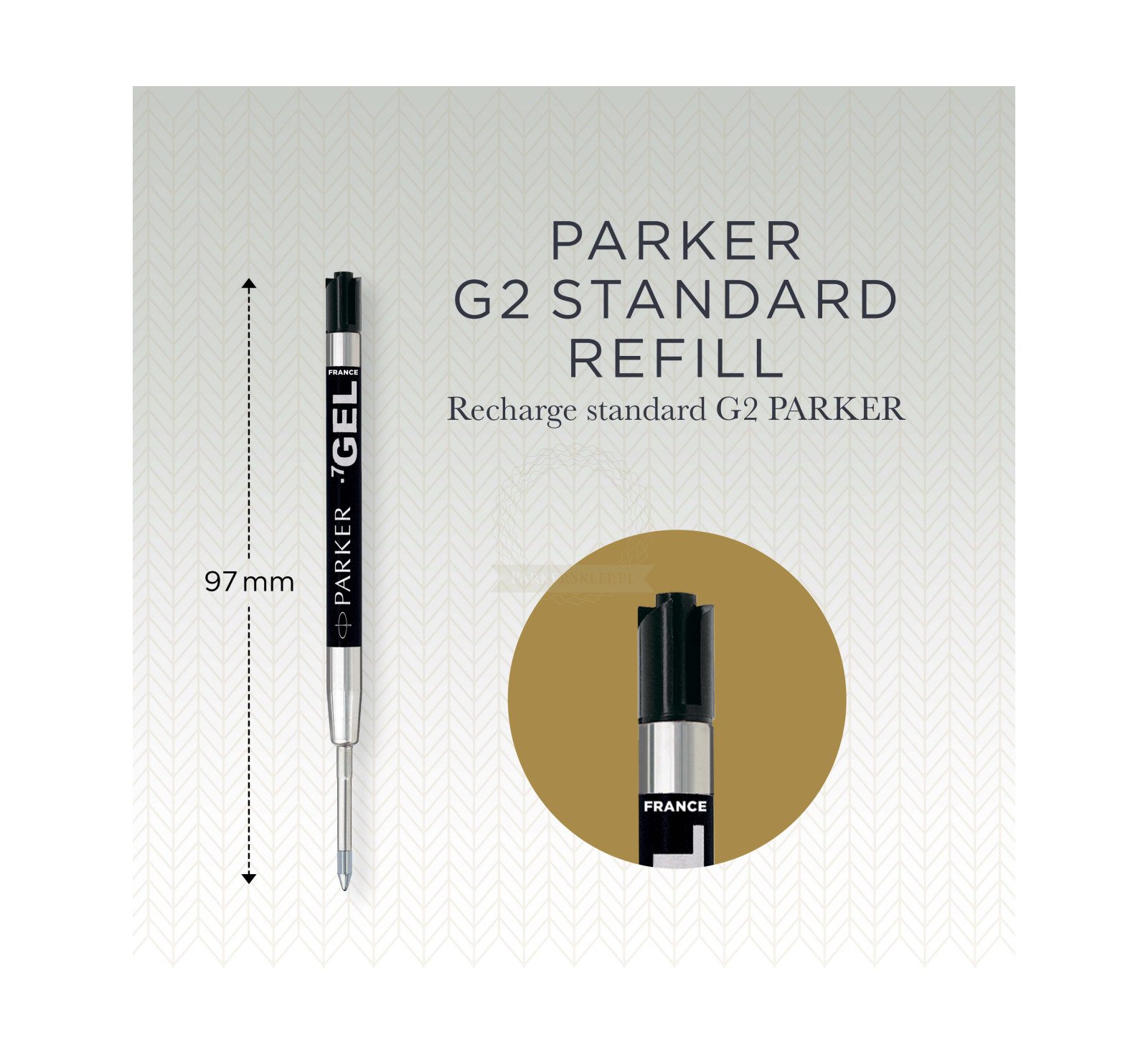 Parker Gel Pen Refill Black 1950344