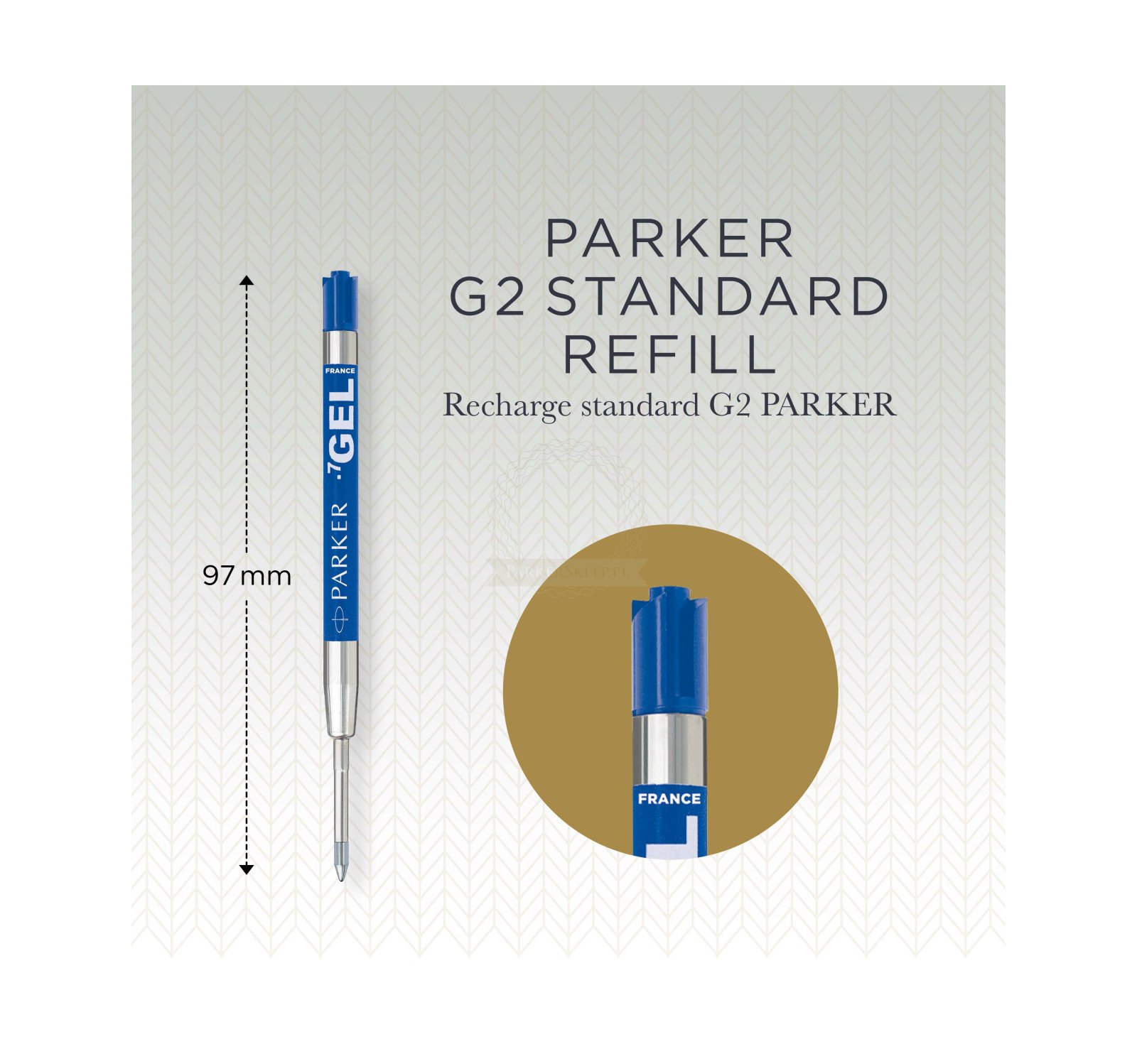Parker Gel Pen Refill Blue 1950346