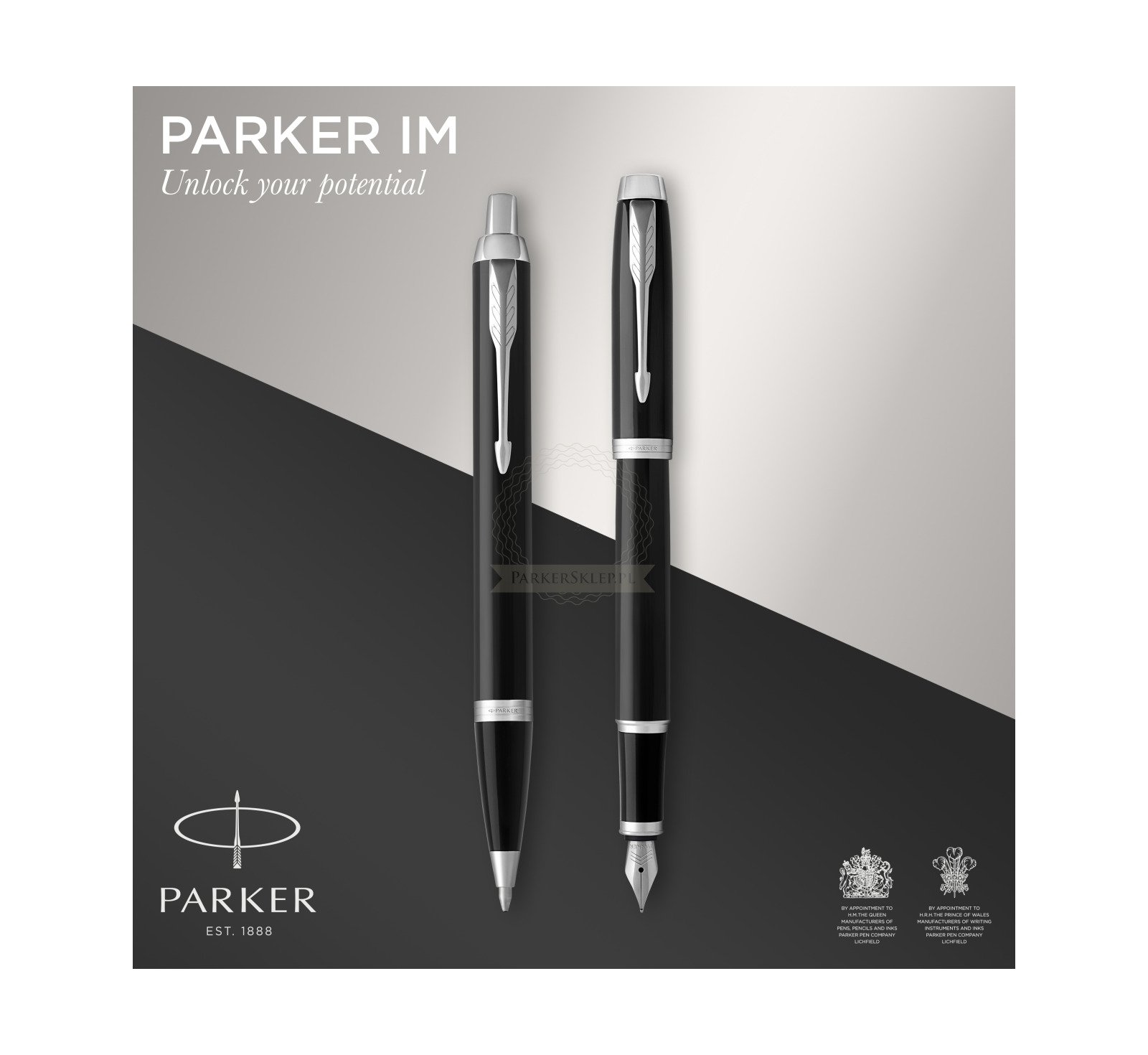 Stylo bille Parker IM noir CT