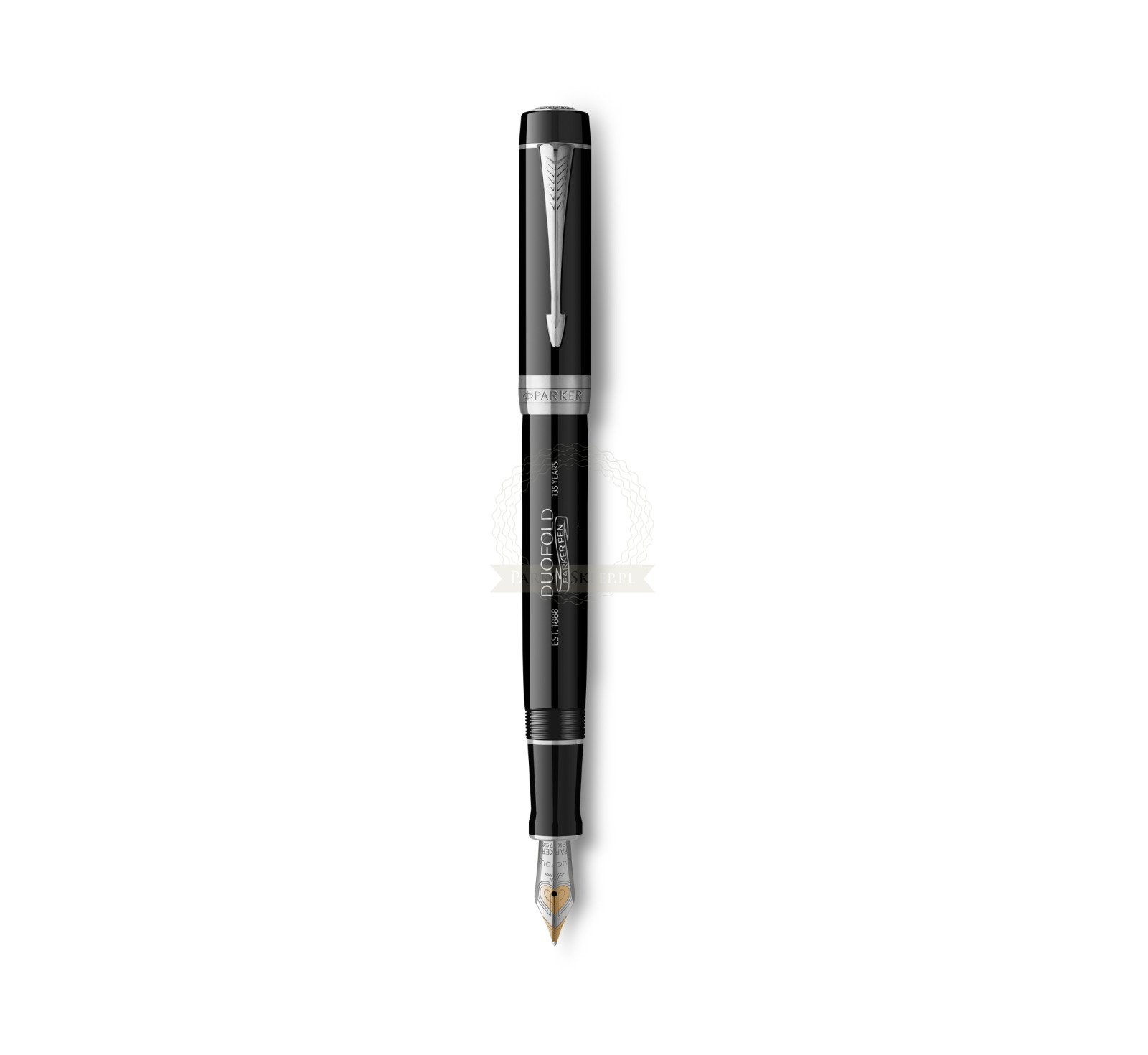 Parker Duofold 135th Anniversary Special Edition Black CT Fountain Pen ...