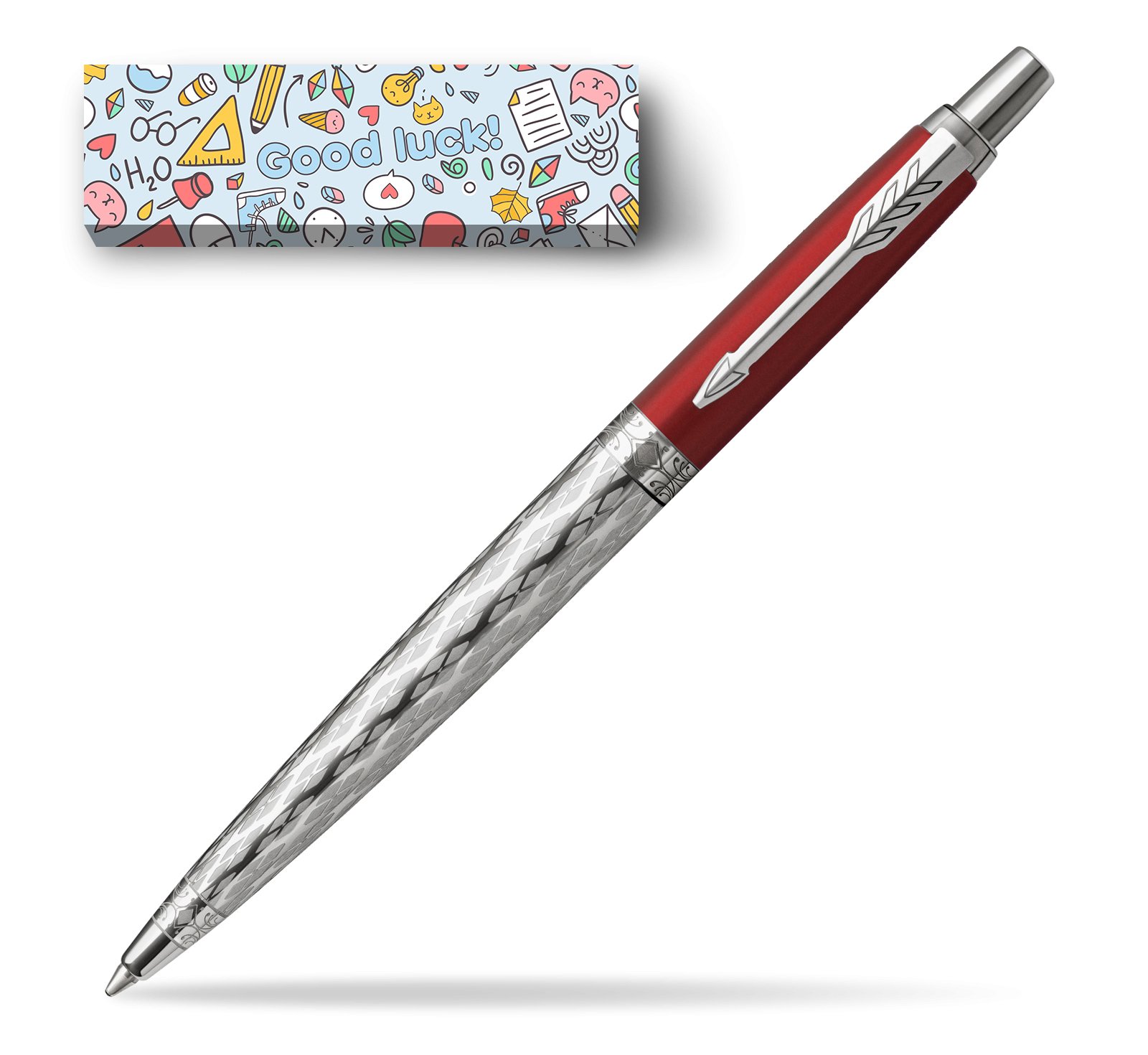 NEW PARKER JOTTER SPECIAL EDITION ARCHITECTURE RED CLASSICAL BALLPOINT PEN. 