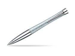 Parker Urban Premium Vacumatic Silver-Blue Pearl CT Ballpoint Pen