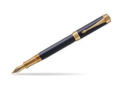 Parker Duofold Prestige Blue Chevron Centennial GT Fountain Pen