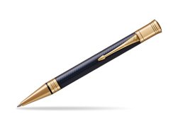 Parker Duofold Prestige Blue Chevron GT Ballpoint Pen