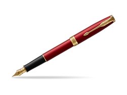 Parker Sonnet Intense Red Lacquer GT Fountain Pen