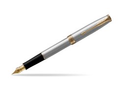 Parker Sonnet Stainless Steel GT Fountain Pen