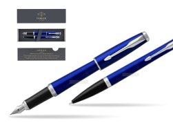 Parker Urban Nightsky Blue CT Fountain Pen + Ballpoint Pen in a Gift Box