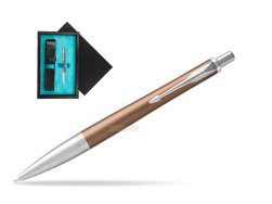 Parker Urban Premium Orange CT Ballpoint Pen  single wooden box  Black Single Turquoise