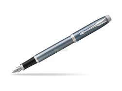 Parker IM Light Blue Grey CT Fountain Pen