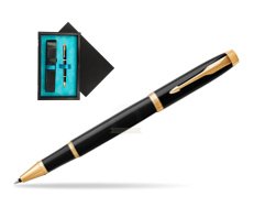 Parker IM Black GT Rollerball Pen  single wooden box  Black Single Turquoise