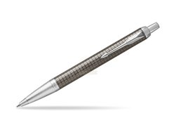 Parker IM Premium Dark Espresso Chiselled CT Ballpoint Pen