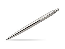 Parker Jotter Premium Stainless Steel Diagonal Chrome Colour Trim Ballpoint Pen