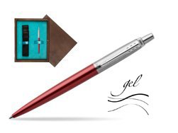 Parker Jotter Gel Red Kensington CT Ballpoint Pen  single wooden box  Wenge Single Turquoise 