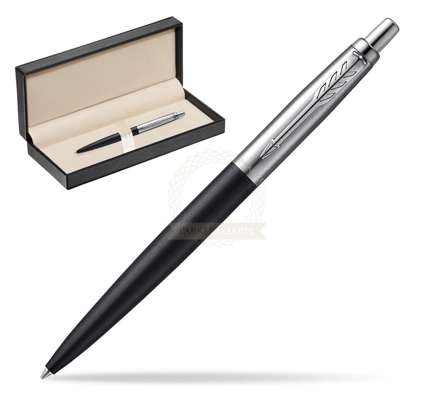 Parker Jotter XL Richmond Matte Black Ballpoint Pen in classic box