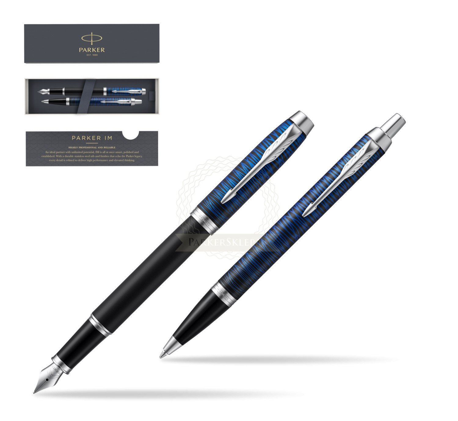 Special Edition 2073475 New in Gift Box Blue Origin Parker IM Ballpoint Pen 