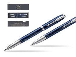 Parker set IM Midnight Astral Special Edition Rollerball Pen + ballpoint pen