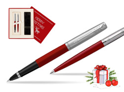 Parker Jotter Originals Red CT T2016 Rollerball Pen + Ballpoint Pen in a Gift Box  Christmas red