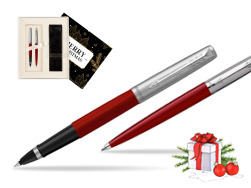 Parker Jotter Originals Red CT T2016 Rollerball Pen + Ballpoint Pen in a Gift Box  Magic of Christmas