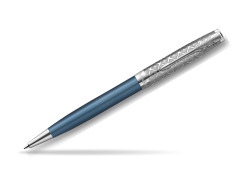Sonnet Premium Metal & Blue CT ballpoint pen