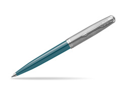 Parker 51 Teal Blue CT ballpoint pen