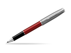 Parker Sonnet Sand Blasted Metal Red CT Rollerball Pen