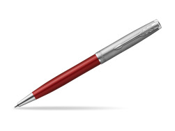 Parker Sonnet Sand Blasted Metal Red CT Ballpoint Pen