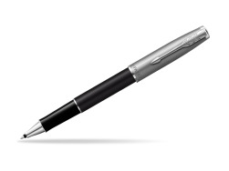 Parker Sonnet Sand Blasted Metal Black CT Rollerball Pen