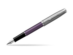 Parker Sonnet Sand Blasted Metal Violet CT Fountain Pen