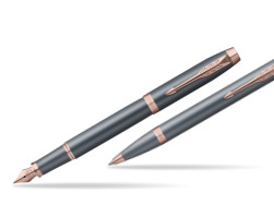 Parker Set Fountain Pen + Ballpoint Pen IM TURQUOISE SLATE