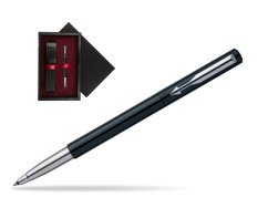Parker Vector Standard Black Rollerball Pen  single wooden box  Black Single Maroon