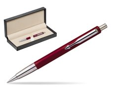 Parker Vector Red Ballpoint Pen  in classic box  pure black
