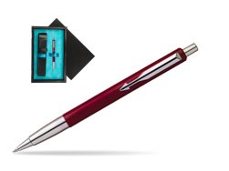 Parker Vector Red Ballpoint Pen  single wooden box  Black Single Turquoise