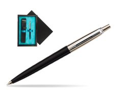 Parker Jotter Special Black Ballpoint Pen  single wooden box  Black Single Turquoise