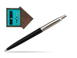 Parker Jotter Special Black Ballpoint Pen  single wooden box  Wenge Single Turquoise 