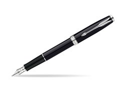 Parker Sonnet Deep Black Lacquer CT Fountain Pen