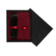Double Wooden Box Black Maroon Double Wooden Box Black Maroon